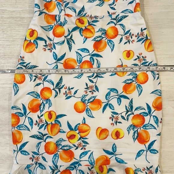 NWT Amanda Uprichard Senorita Dress in Peaches - Picture 14 of 16